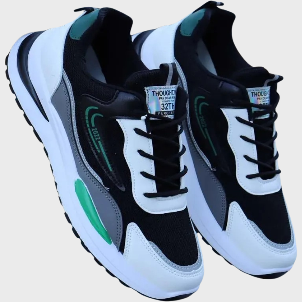 Comfortable and Stylish Sports Shoes for Men - Vigo-Black mesh-6-State of Style