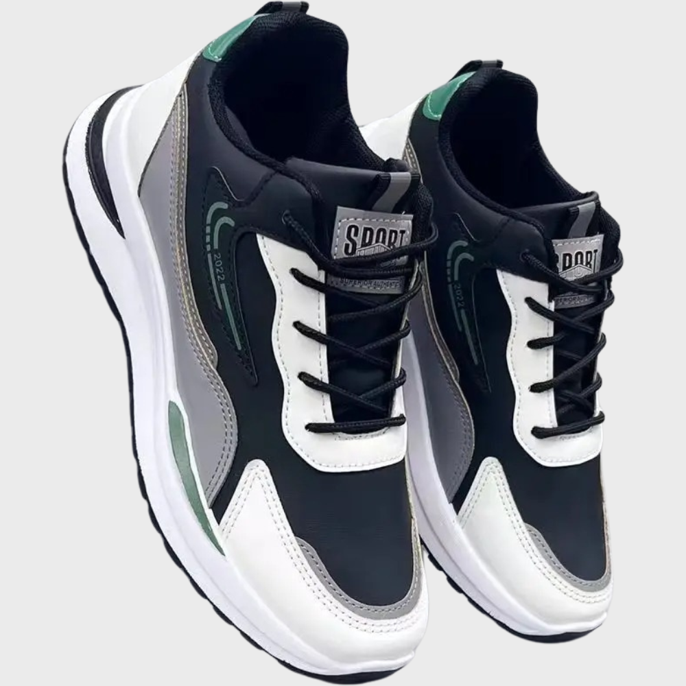 Comfortable and Stylish Sports Shoes for Men - Vigo-Black PU-6-State of Style