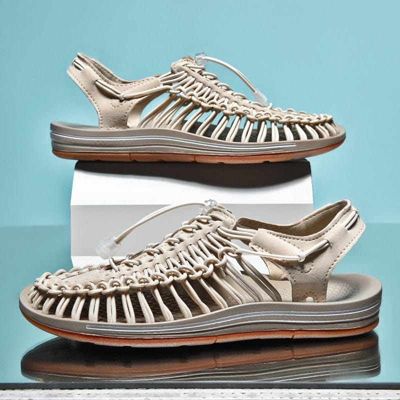 Comfortable and stylish summer sandals – Lioris-Grey Pink-3-State of Style