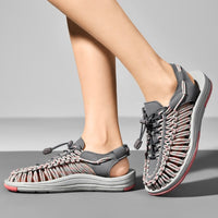 Comfortable and stylish summer sandals – Lioris-Grey Pink-3-State of Style