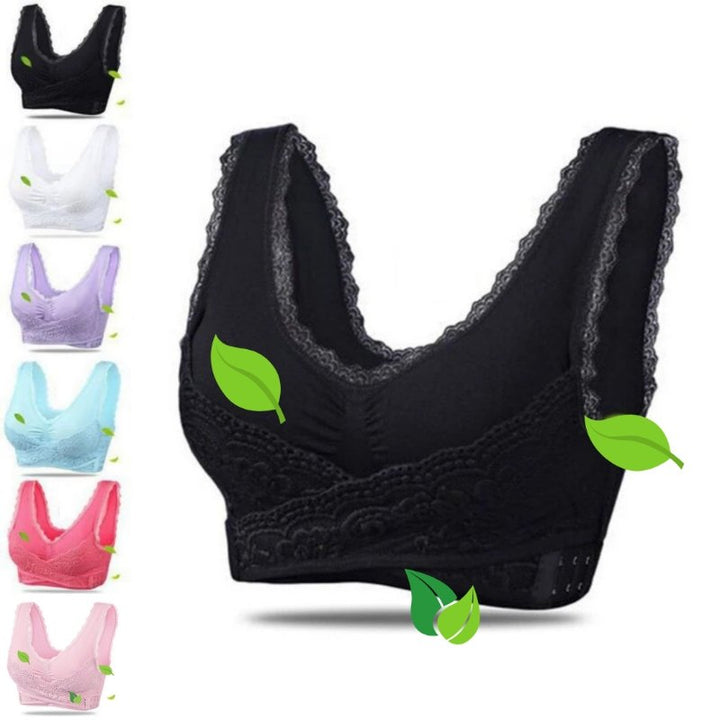 Comfortable and Supportive Bra - Grace-Black-S-State of Style