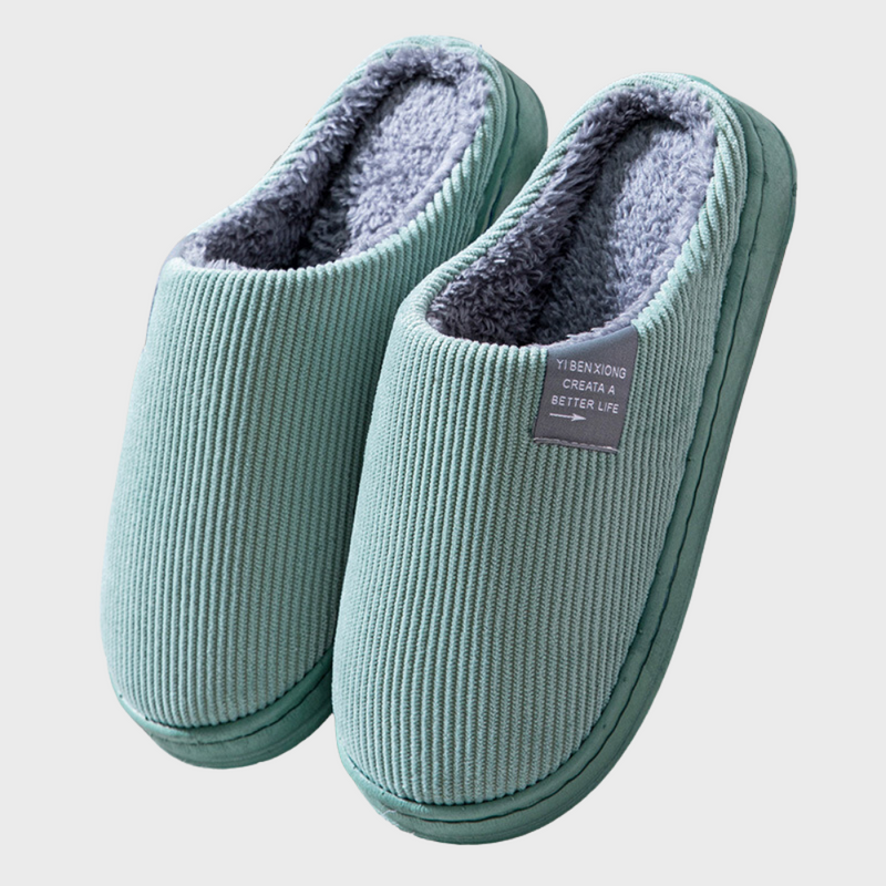 Comfortable and Warm Women’s Slippers - Seraphina-Green-3.0-State of Style