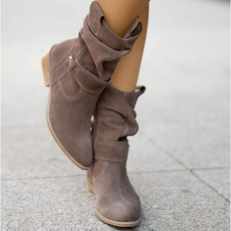 Comfortable Ankle Boots for Women - BellaStep-Dark grey-2.5-State of Style