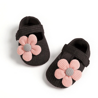 Comfortable Baby Shoes for Little Explorers - MiniStappers-0-6 Months-Black Flower-State of Style