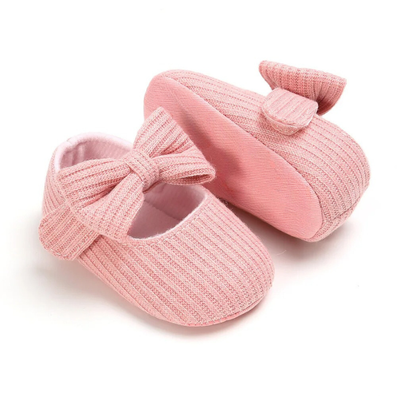 Comfortable Baby Shoes for Little Explorers - MiniSteppers-0-6 Months-Pink Bow-State of Style