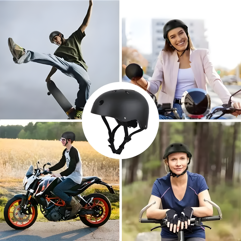 Comfortable Bicycle Helmet - SafeRide Bicycle Helmet-Black-S (20.1–21.7 inches)-State of Style