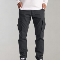 Comfortable Cargo Trousers for Men - Jasper-Dark grey-XS-State of Style