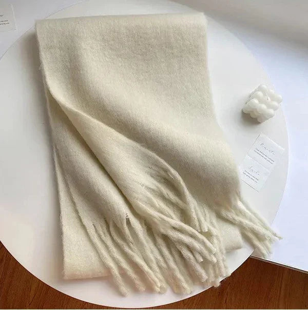 Comfortable Cashmere Scarf for Women - Eloise-Beige-State of Style