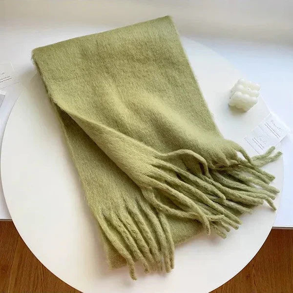 Comfortable Cashmere Scarf for Women - Eloise-Green-State of Style