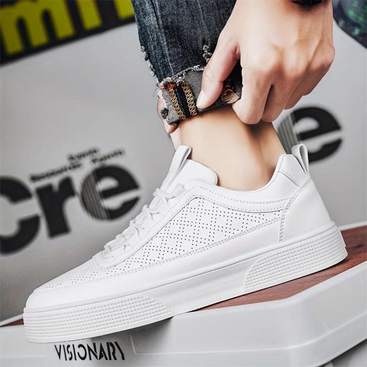 Comfortable Casual Men’s Sneakers – UrbanEase-White-7-State of Style