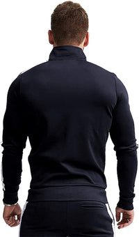 Comfortable Casual Men's Tracksuit - Logan-Green/White-S-State of Style