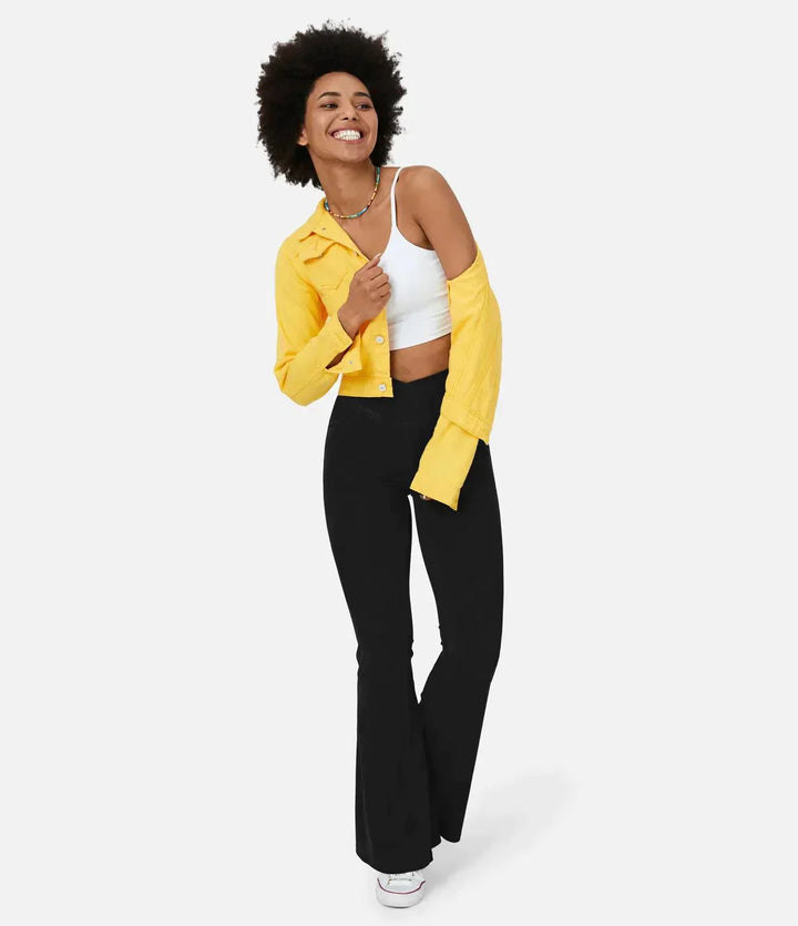 Comfortable Curvy High Waist Jeans - Aria-Light blue-XS-State of Style