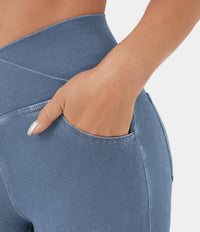 Comfortable Curvy High Waist Jeans - Aria-Light blue-XS-State of Style