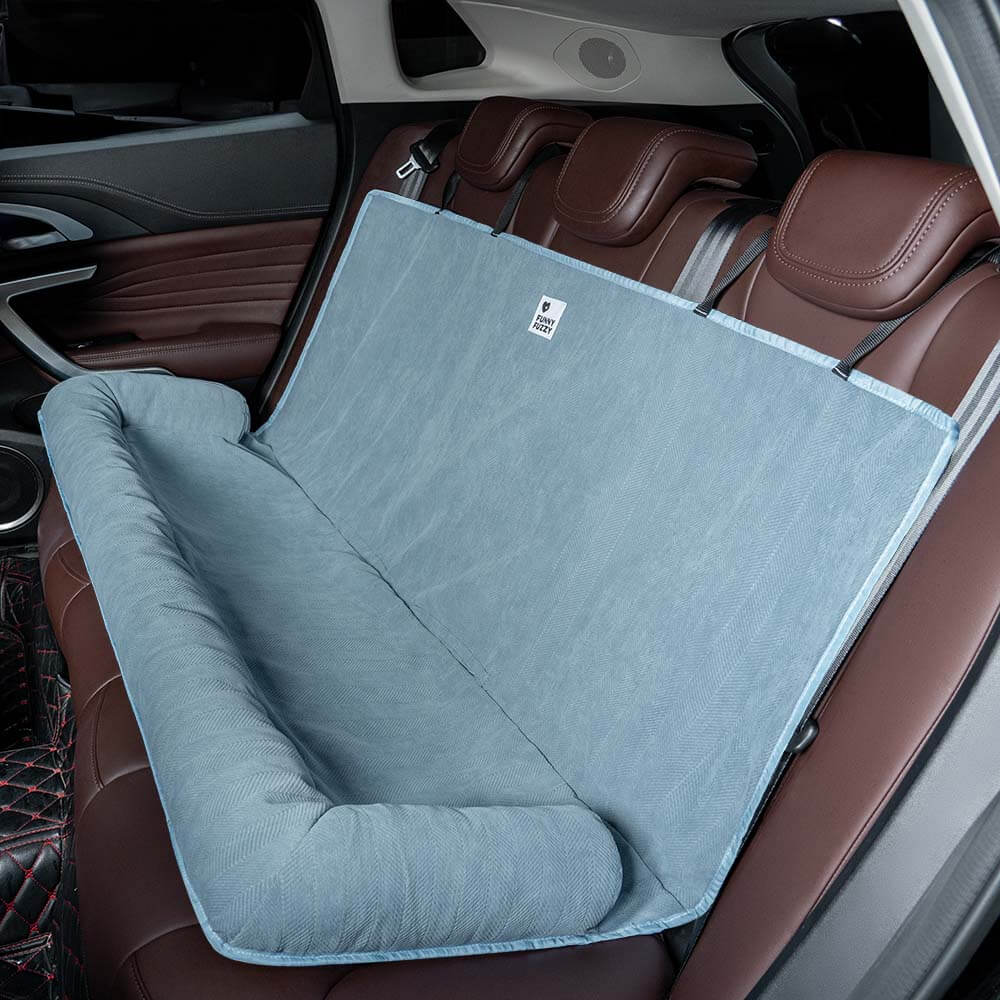 Comfortable Dog Car Bed - RoadPaw-Khaki-State of Style