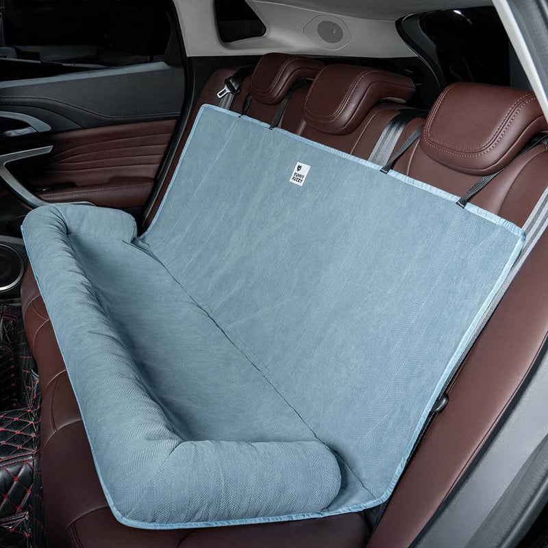 Comfortable Dog Car Bed - RoadPaw-Khaki-State of Style