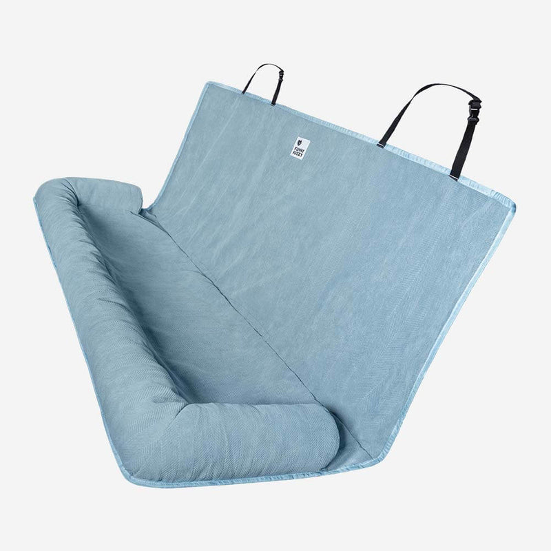 Comfortable Dog Car Bed - RoadPaw-Khaki-State of Style