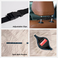 Comfortable Dog Car Bed - RoadPaw-Khaki-State of Style