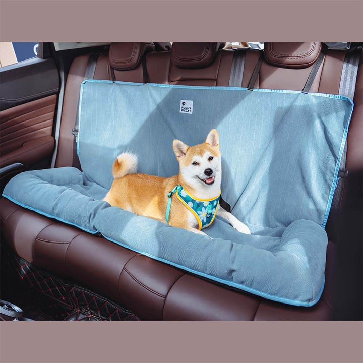 Comfortable Dog Car Bed - RoadPaw-Khaki-State of Style
