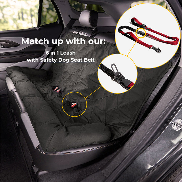 Comfortable Dog Car Bed - RoadPaw-Khaki-State of Style