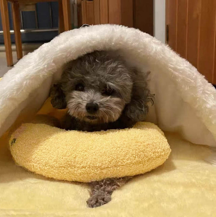 Comfortable Dog Cushion - CalmNest-Yellow-State of Style