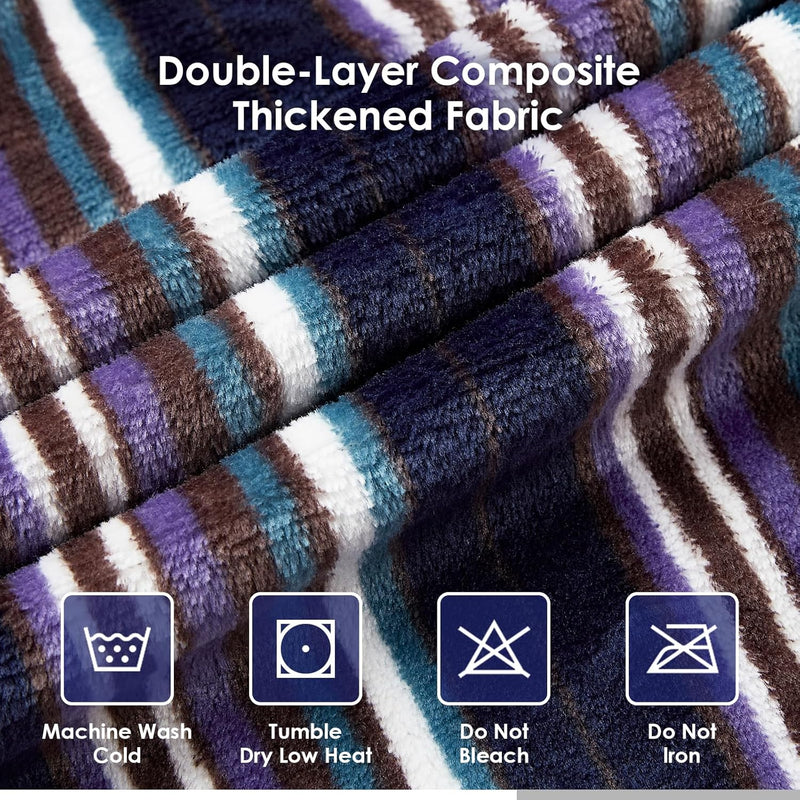 Comfortable Flannel Men's Bathrobe - James-Black-S/M-State of Style