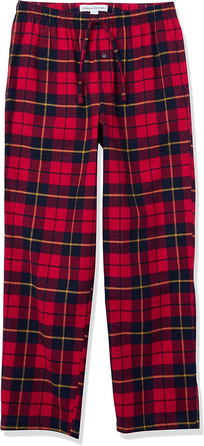 Comfortable Flannel Men's Pyjama Pants - Kyran-Grey White-S-State of Style