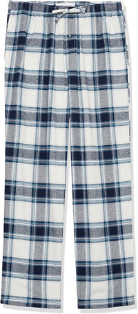 Comfortable Flannel Men's Pyjama Pants - Kyran-Grey White-S-State of Style