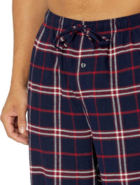 Comfortable Flannel Men's Pyjama Pants - Kyran-Grey White-S-State of Style