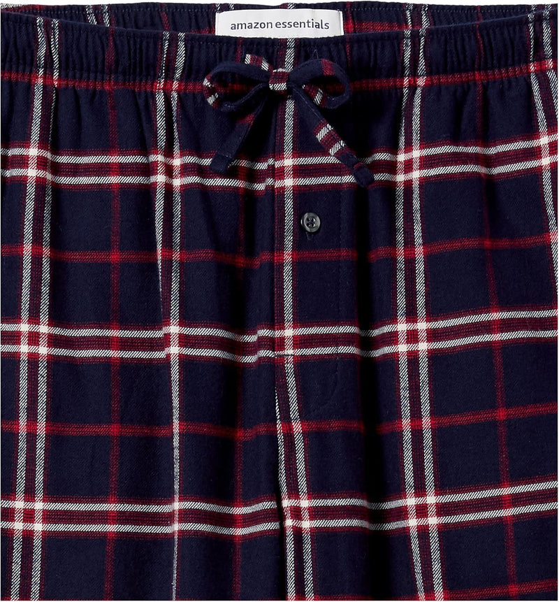 Comfortable Flannel Men's Pyjama Pants - Kyran-Grey White-S-State of Style