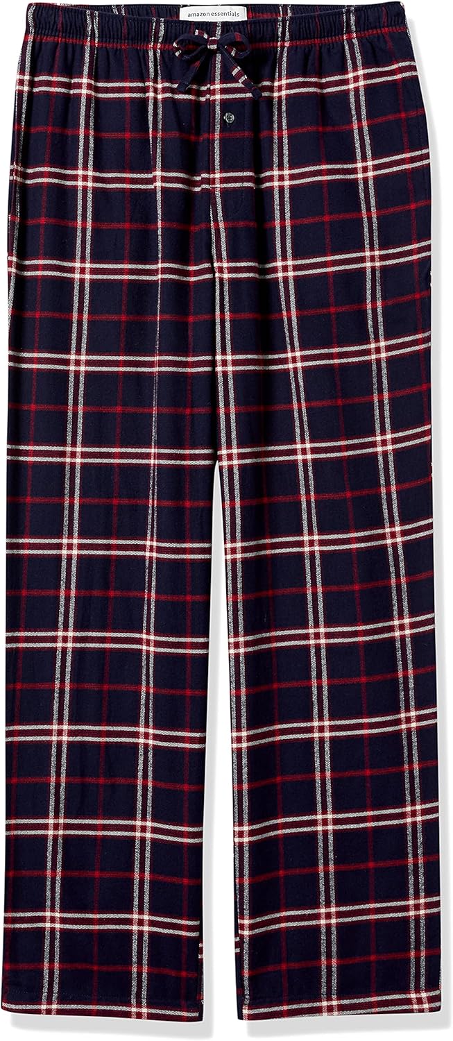 Comfortable Flannel Men's Pyjama Pants - Kyran-Grey White-S-State of Style