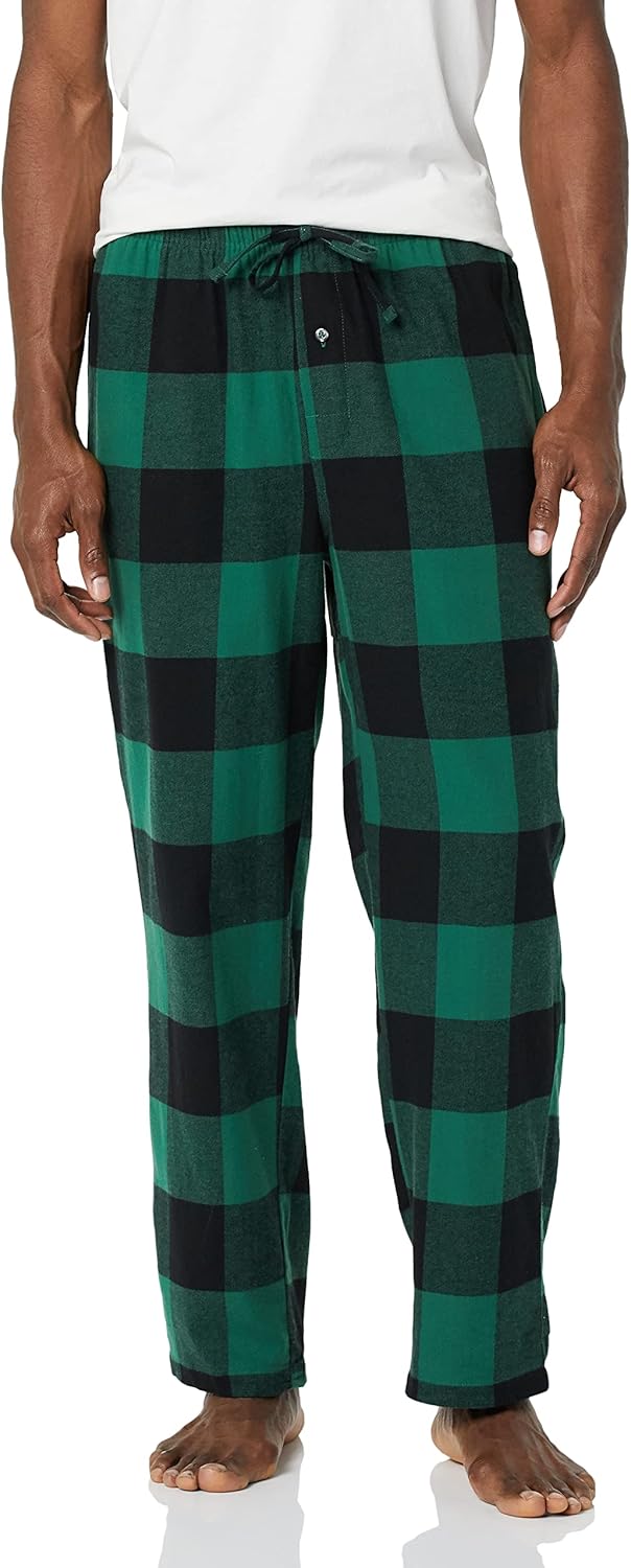 Comfortable Flannel Men's Pyjama Pants - Kyran-Grey White-S-State of Style