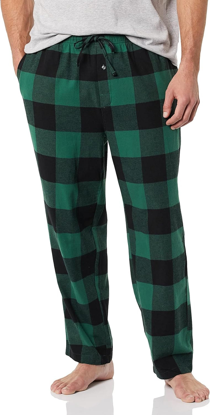 Comfortable Flannel Men's Pyjama Pants - Kyran-Grey White-S-State of Style