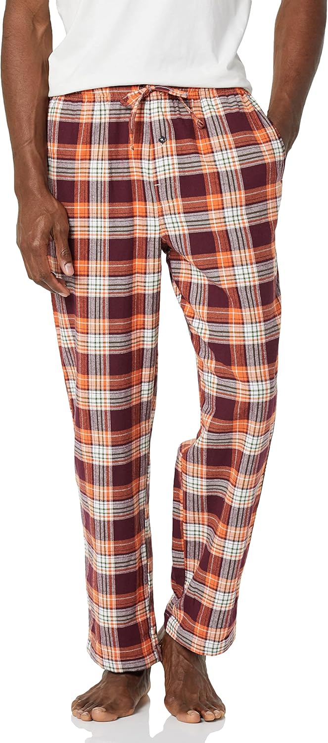 Comfortable Flannel Men's Pyjama Pants - Kyran-Grey White-S-State of Style
