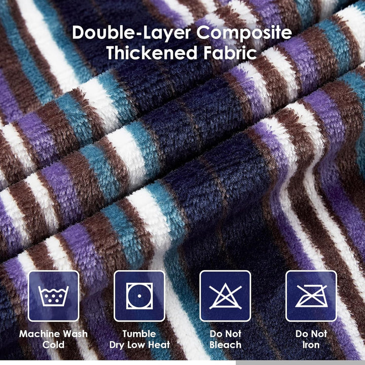 Comfortable Flannel Men's Robe - James-Black-S/M-State of Style