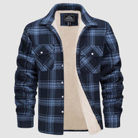 Comfortable Fleece Shirt - Ruben-Grey Blue-S-State of Style
