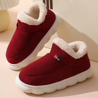 Comfortable Fur Slippers - Sofie-Bordeaux Red-3.5-State of Style