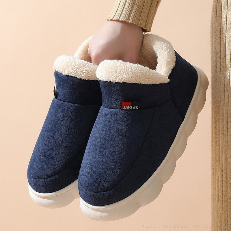 Comfortable Fur Slippers - Sofie-Bordeaux Red-3.5-State of Style