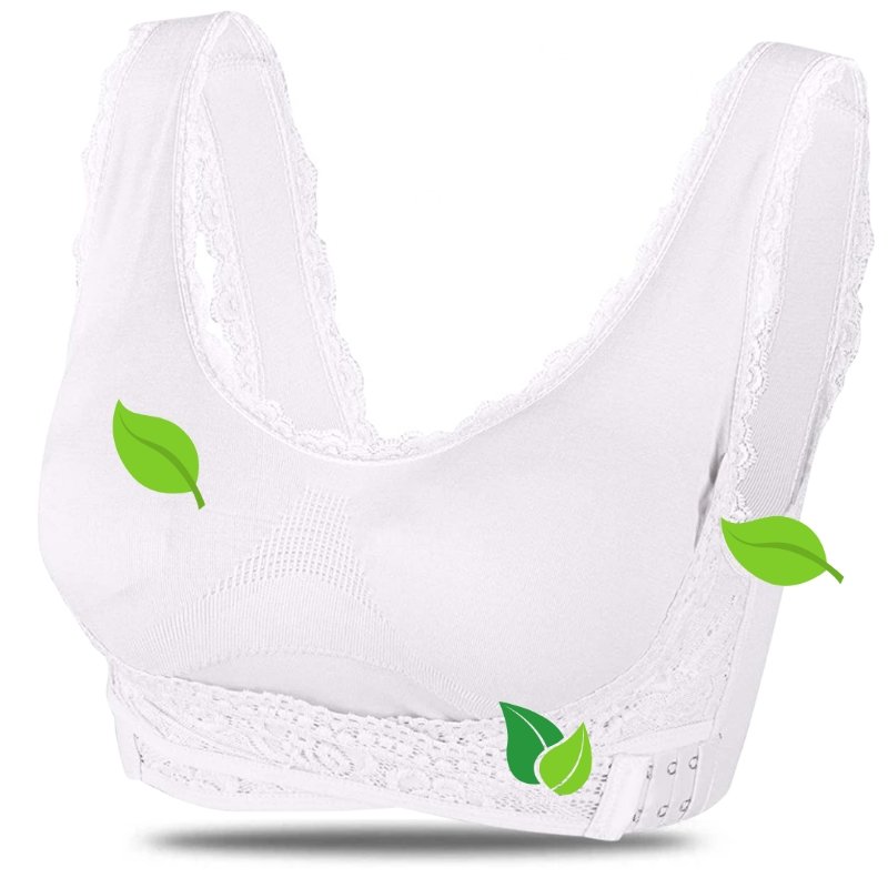 Comfortable Good Supporting Bra - Grace-White-S-State of Style
