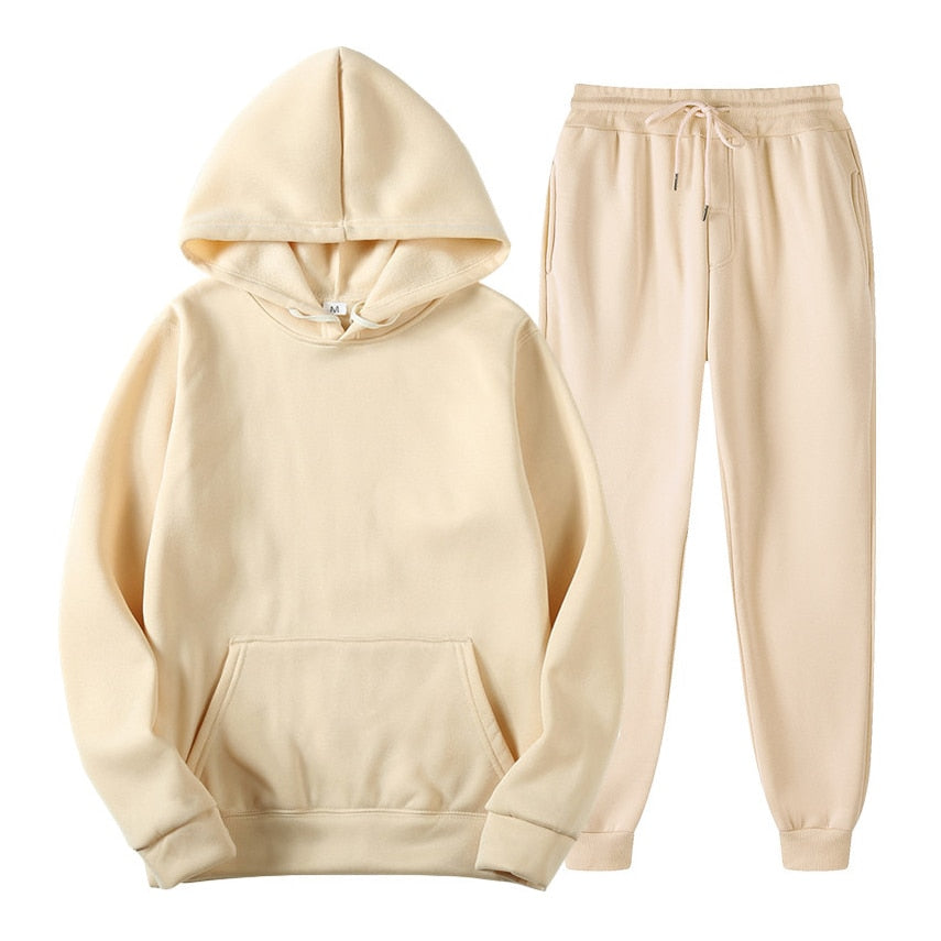 Comfortable Jogging Set For Women | Stylish & Versatile-Khaki-S-State of Style