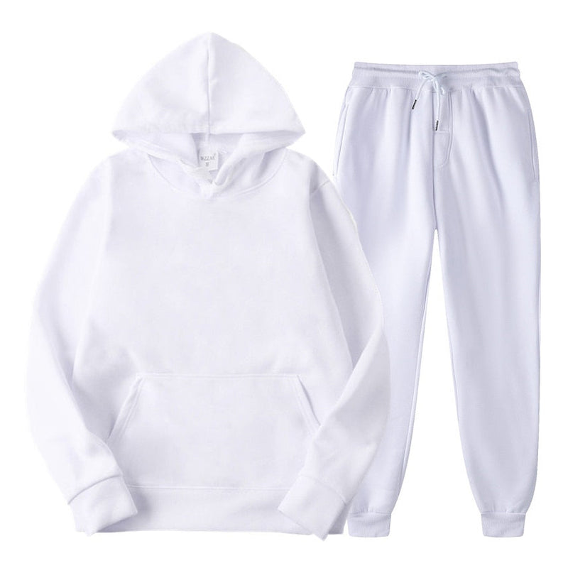 Comfortable Jogging Set For Women | Stylish & Versatile-White-S-State of Style