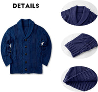 Comfortable Knitted Men's Cardigan - Lucas-Green-M-State of Style