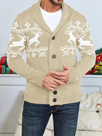 Comfortable Knitted Men's Cardigan - Lucas-Green-M-State of Style