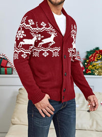 Comfortable Knitted Men's Cardigan - Lucas-Green-M-State of Style