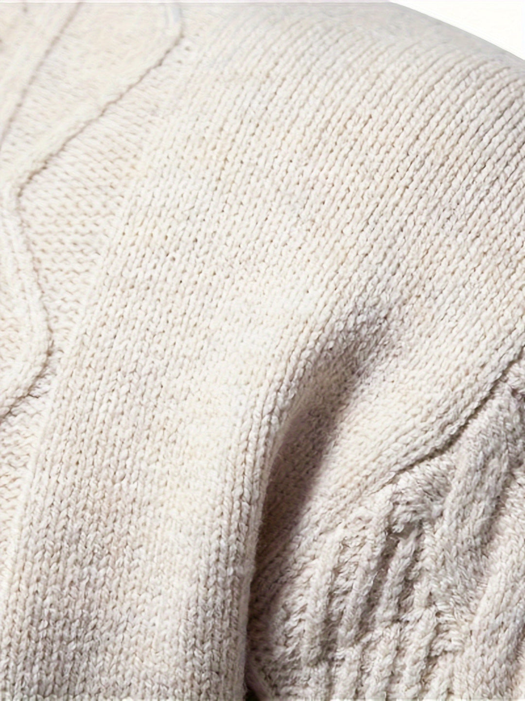 Comfortable Knitted Sweater for Men - Felix-Khaki-XS-State of Style