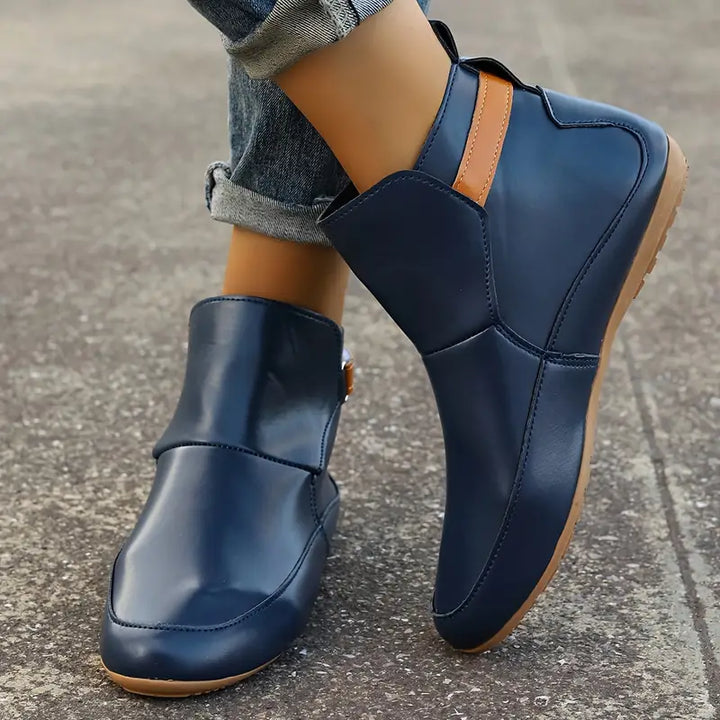 Comfortable Ladies Ankle Boots - ErgoFit-Green-3.5-State of Style