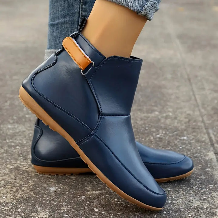 Comfortable Ladies Ankle Boots - ErgoFit-Green-3.5-State of Style