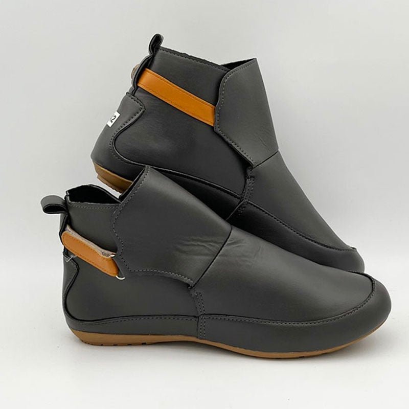 Comfortable Ladies Ankle Boots - ErgoFit-Grey-3.5-State of Style
