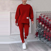 Comfortable Ladies Clothing Set - Elin-Red-S-State of Style