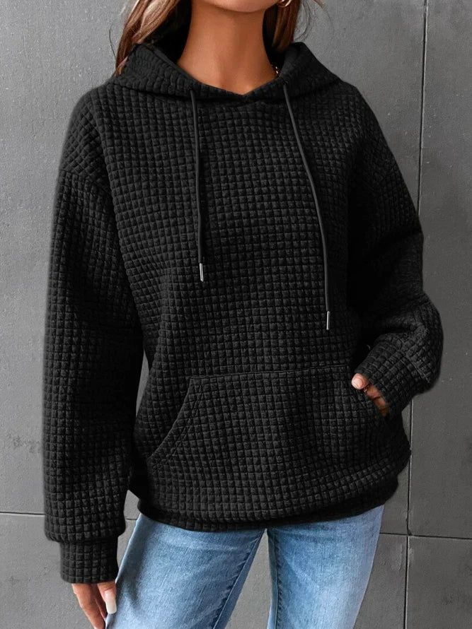 Comfortable Ladies Hoodie - Mia-Black-S-State of Style