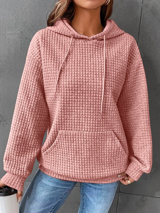 Comfortable Ladies Hoodie - Mia-Pink-S-State of Style